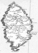 Old map of Isle of Man